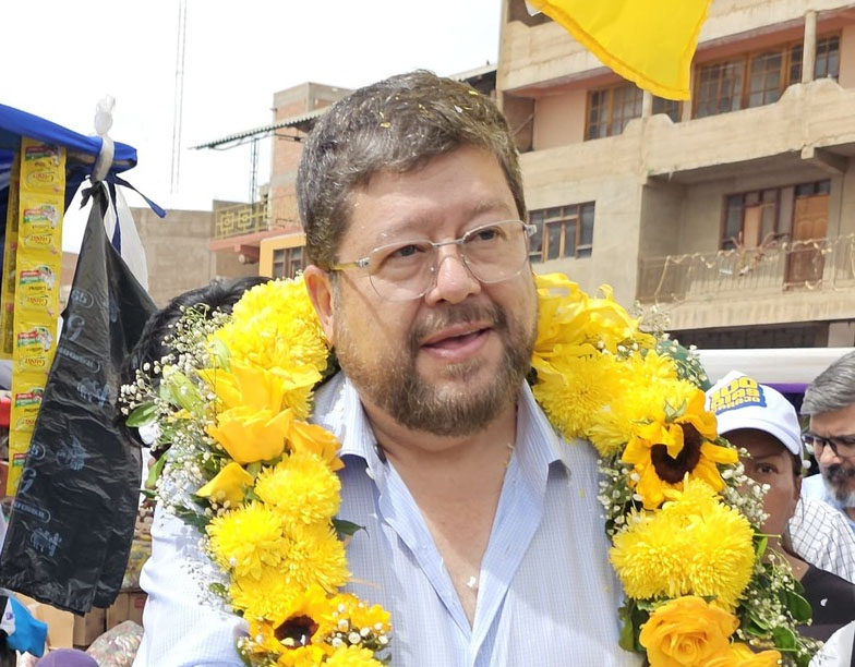 Candidato Samuel Doria Medina. Foto de archivo: @SDoriaMedina