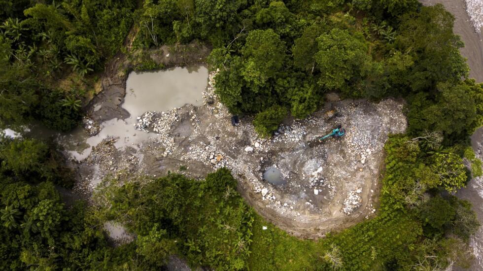 Napo es una de las provincias de la Amazonia ecuatoriana afectadas por la minería ilegal con la participación de bandas del crimen organizado