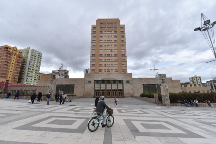 La casa de estudios está ubicada en el centro paceño. Foto: Archivo La Razón.