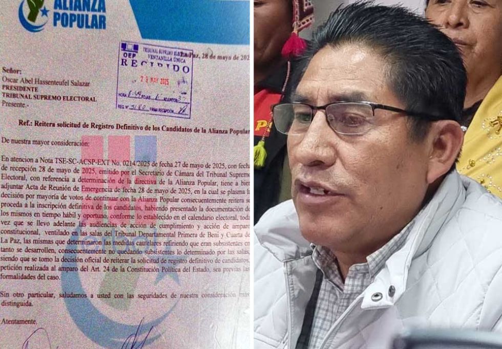 La solicitud fue presentada este jueves.