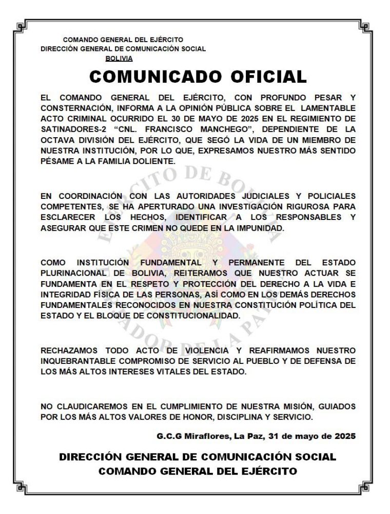 Comuncado 