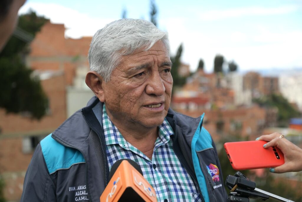 El alcalde Iván Arias se refirió a las medidas para superar la crisis. / Foto: AMUN.