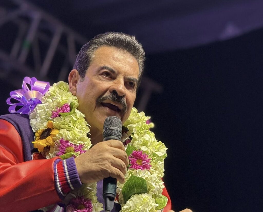 El candidato Manfred Reyes Villa. / Foto: MRV.