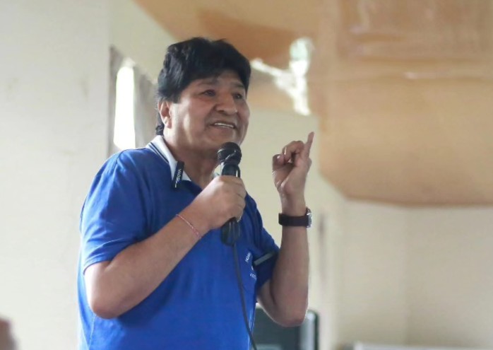 El expresidente y líder de los cocaleros del trópico de Cochabamba, Evo Morales. / Foto: Facebook.