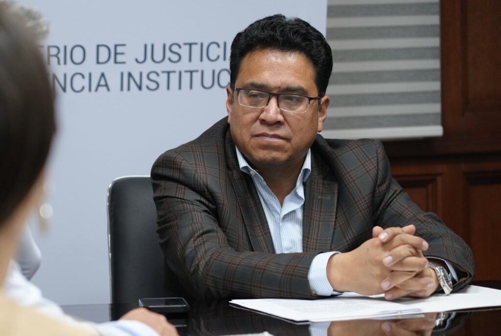El exministro de Justicia, César Siles. / Foto Ministerio de Justicia.