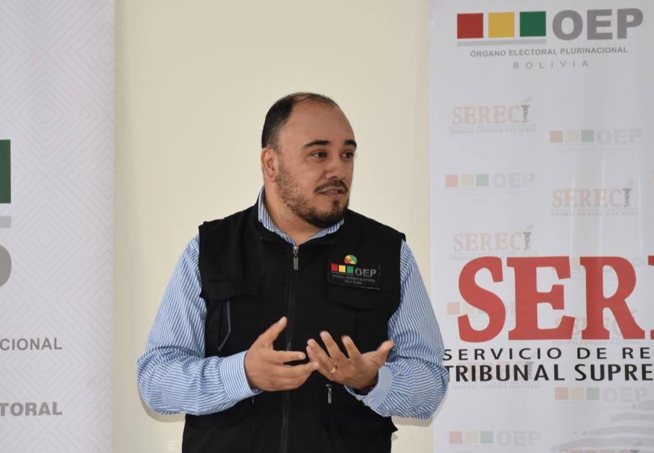 El vocal Gustavo Ávila. / Foto: TSE.