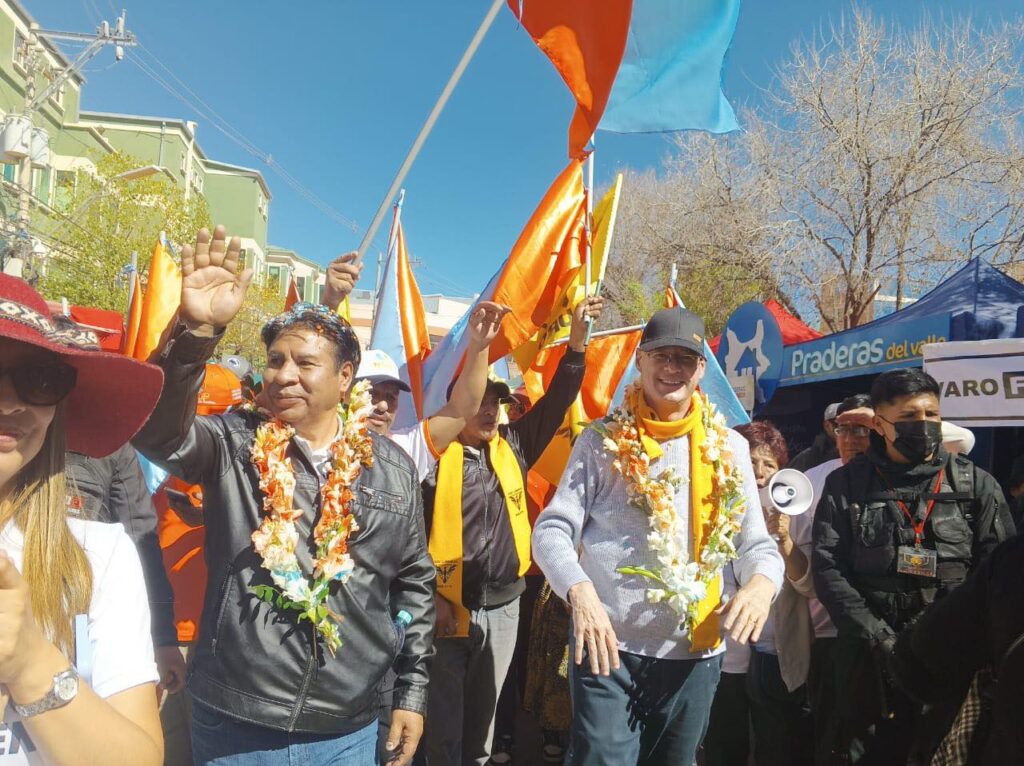 Jaime Dunn en una actividad proselitista. / Foto: JD.