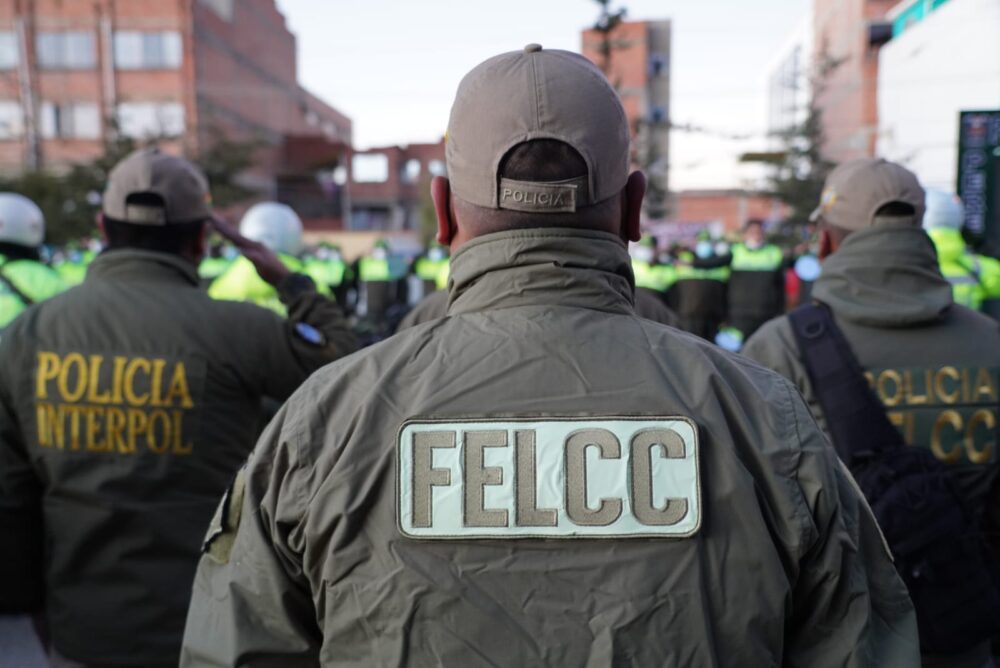 La policía nacional intervino en la búsqueda de los menores