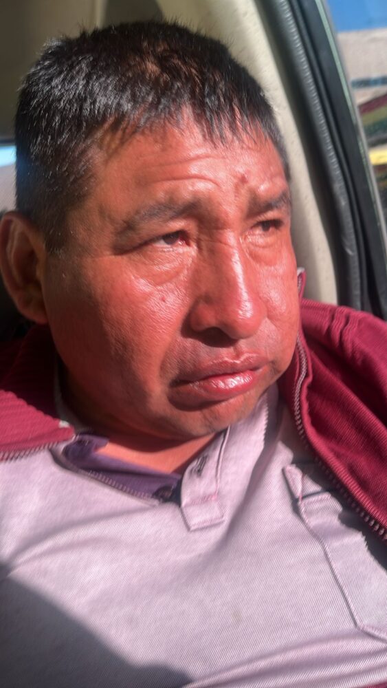 ABI - Policía aprehende al dirigente evista Ponciano Santos