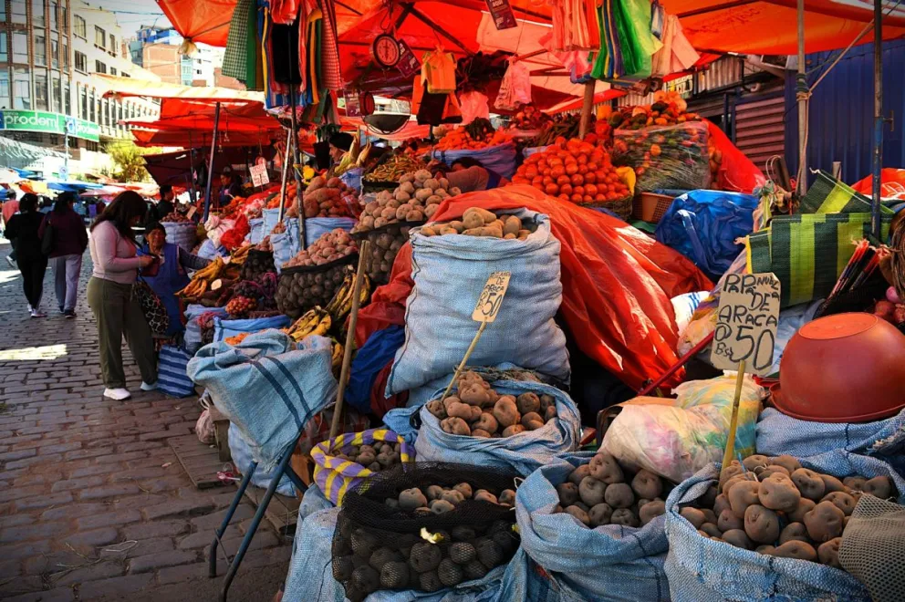 Los mercados están algo vacíos; no hay productos ni compradores. Foto: Leny Chuquimia / Visión 360