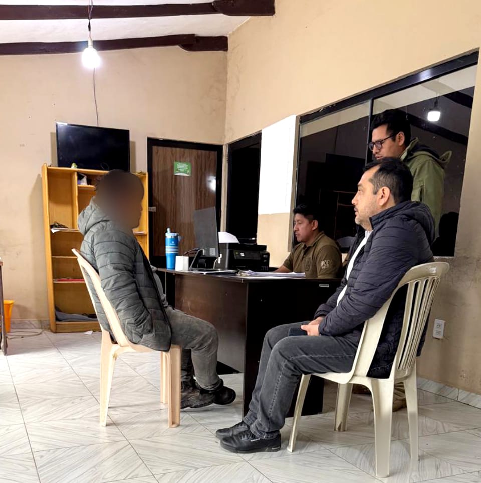 El hombre fue trasladado a la cárcel