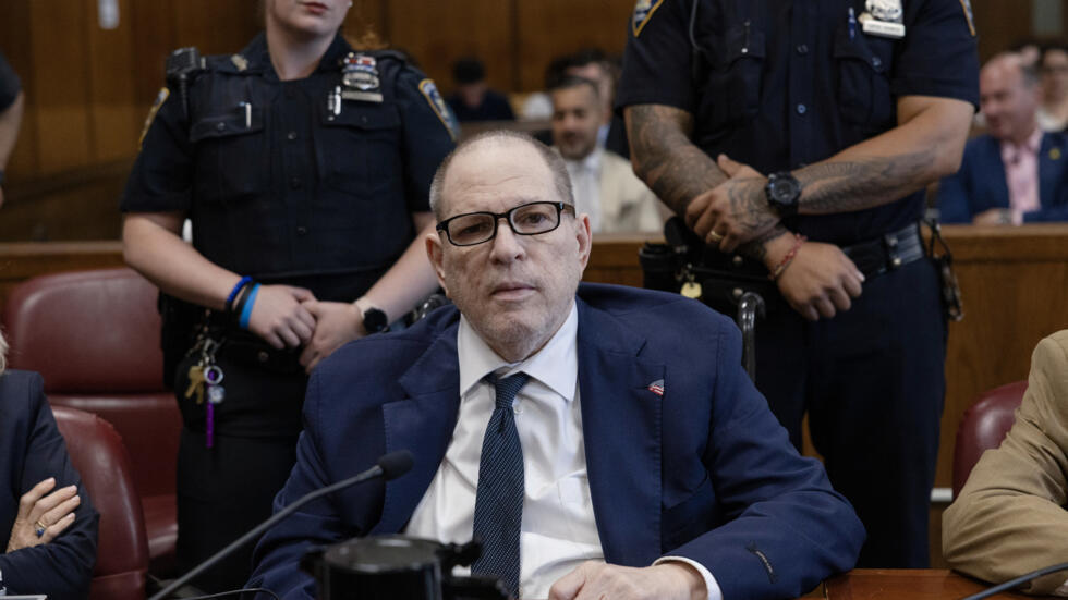 El exproductor de cine de Hollywood Harvey Weinstein, en el Tribunal Penal de Manhattan, en Nueva York, el 12 de junio de 2025