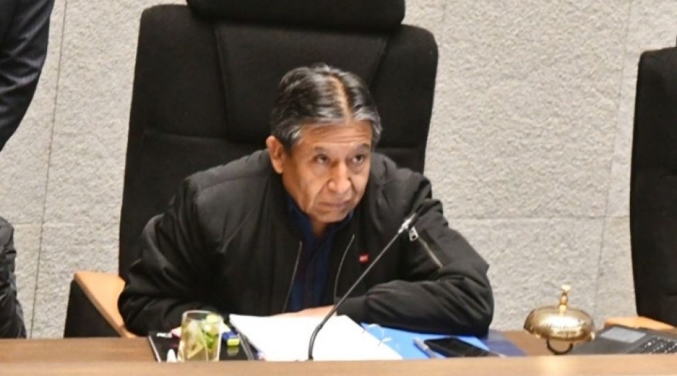 El vicepresidente David Choquehuanca, en una imagen de archivo.
