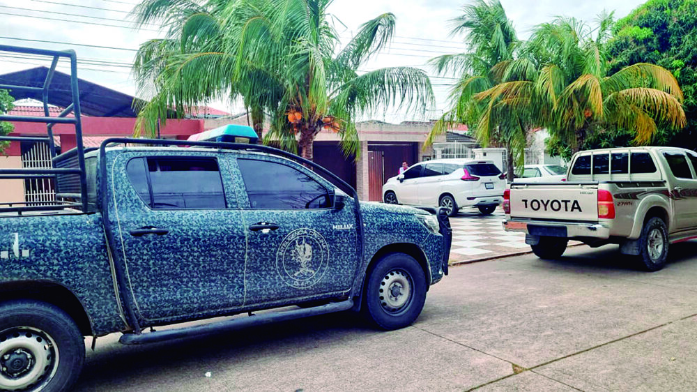 La casa donde el empresario inmobiliario fue detenido tras ocultare en un ducto de aire acondicionado 