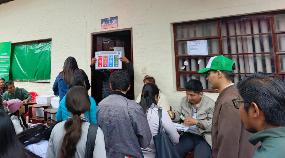 Las elecciones en la Uagrm se realizaron con normalidad, salvo en San Julián