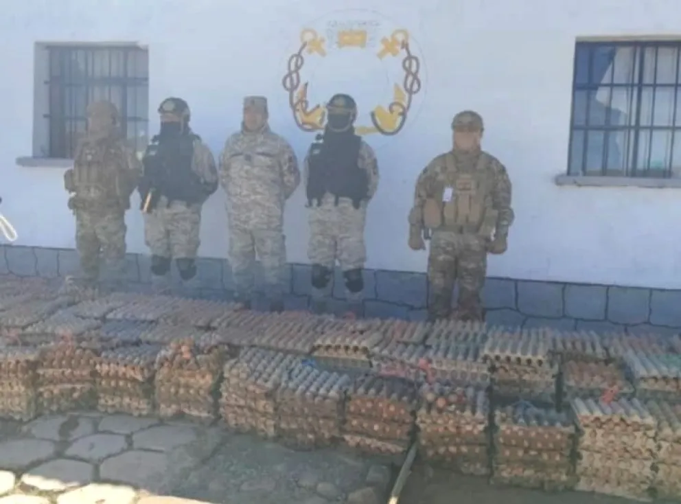 Parte de los alimentos que eran sacados del país. Foto: Viceministerio de Lucha Contra el Contrabando