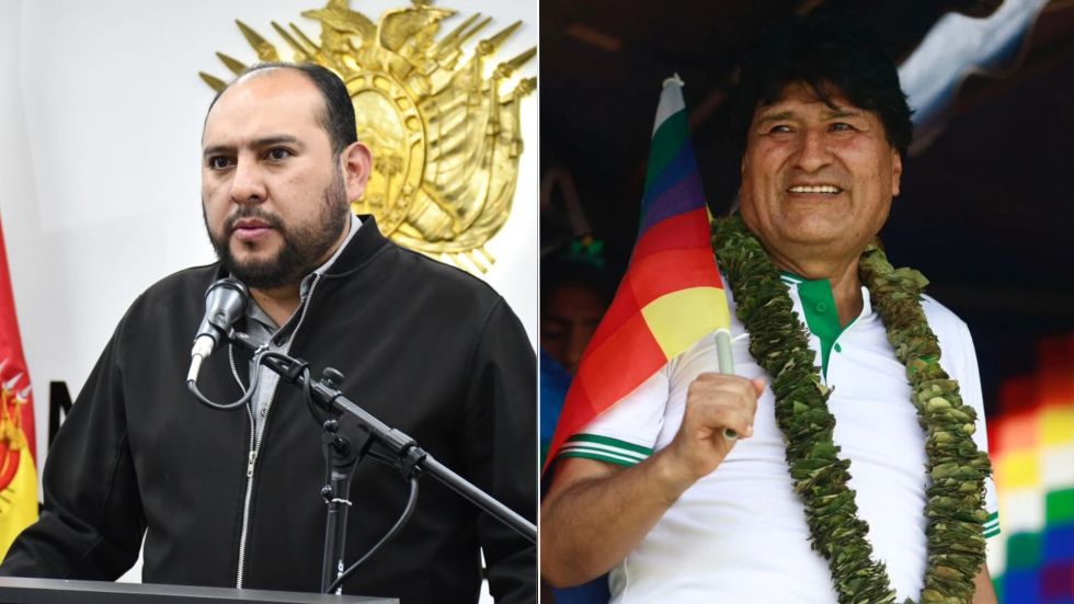 El ministro de Gobierno, Roberto Ríos, estalló contra Evo Morales por la violencia. 