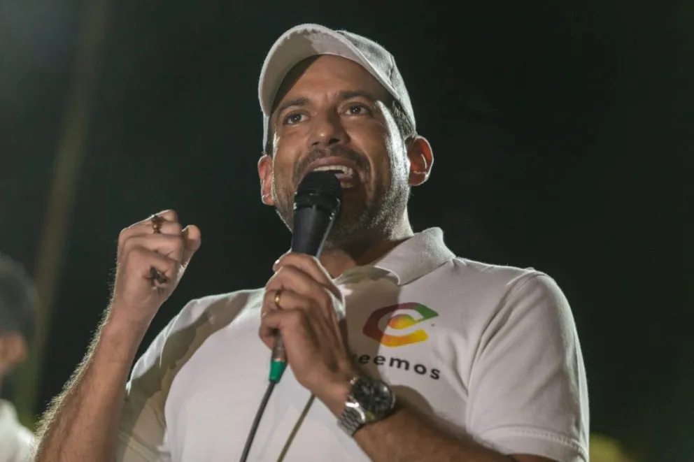 Luis Fernando Camacho, gobernador electo de Santa Cruz. Foto: Erbol
