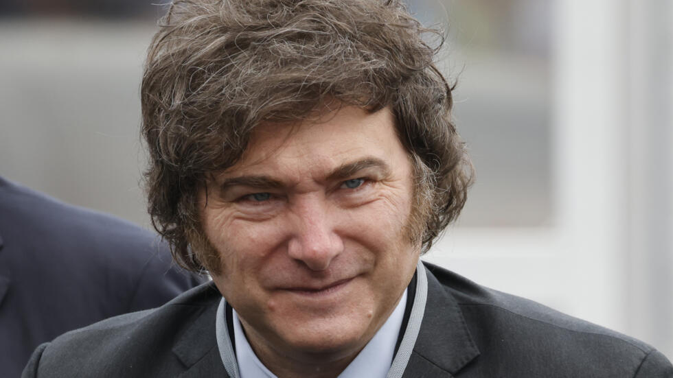 El presidente de Argentina, Javier Milei, el 9 de junio de 2025 en la ciudad francesa de Niza, durante la Conferencia de los Océanos de la ONU