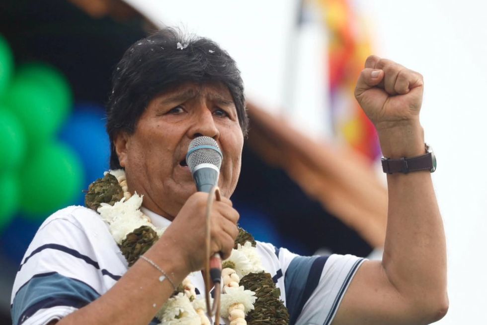 El líder cocalero Evo Morales. 