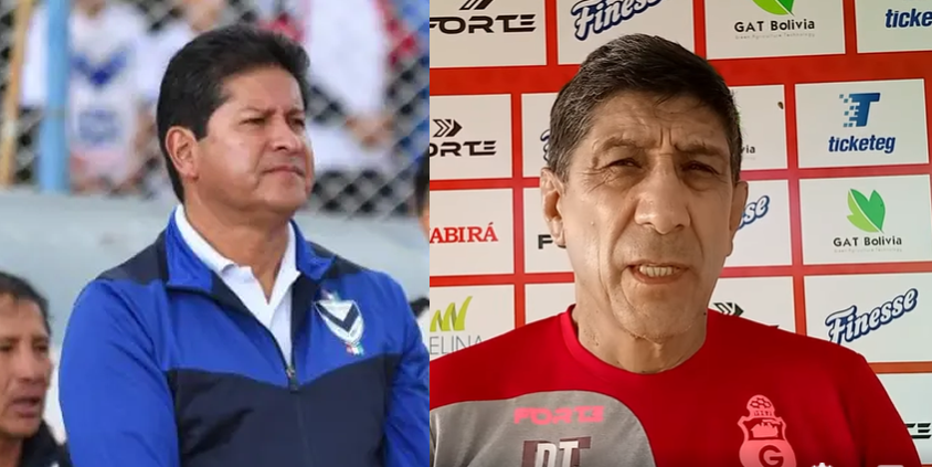 Eduardo Villegas, DT de GV San José y Alberto Illanes, DT de Guabirá se enfrentarán en Oruro.
