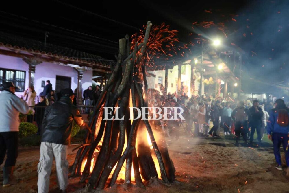 Fogata en Porongo/Foto: Fuad Landívar