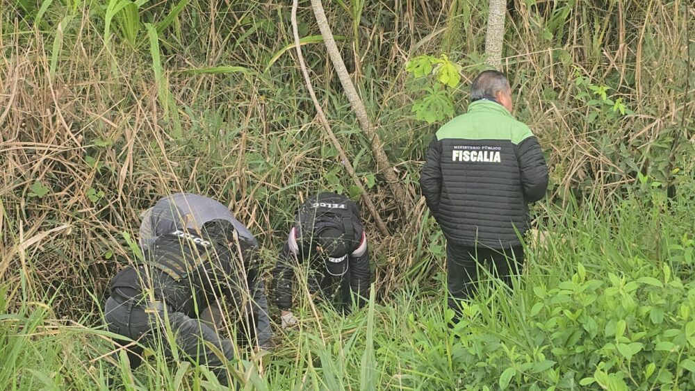 La Fiscalía acordonó la zona donde hallaron el cuerpo