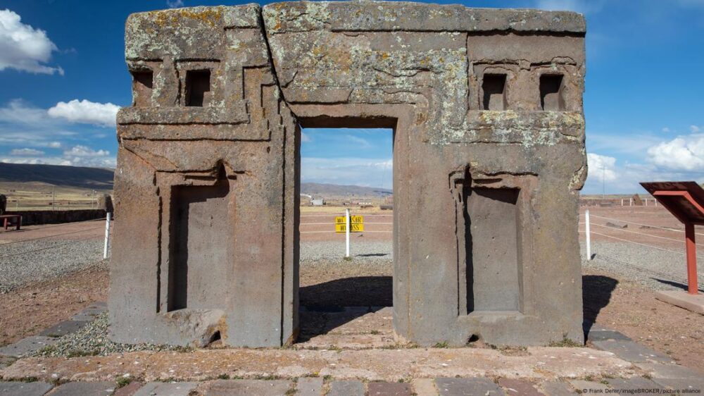 Puerta del Sol de Tiwanaku, Bolivia.