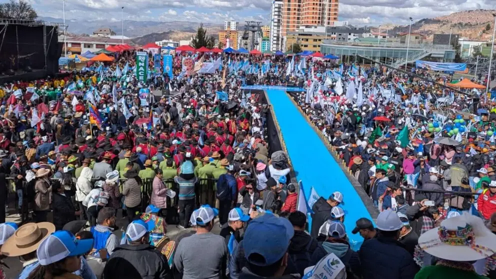 Alianza Popular, sigla que postula a Andrónico Rodríguez a la presidencia de Bolivia, arrancó oficialmente este sábado la campaña electoral rumbo a los comicios del próximo 17 de agosto. ALIANZA POPULAR