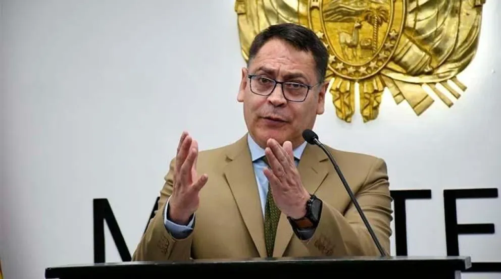 Jhonny Aguilera, viceministro de Régimen Interior y Policía. Foto: ABI (archivo)