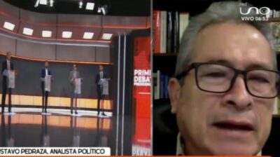 «La ausencia habla más que la presencia»: Pedraza considera que ningún candidato ganó el debate presidencial