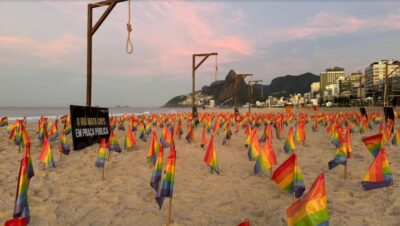 Impactante protesta en la cumbre BRICS en Río: «Irán no puede ser amigo de Brasil»