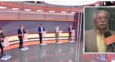 «La población ganó»: Justiniano resalta el debate presidencial después de 20 años