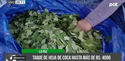 Precio del taque de coca sube a Bs 4.200 por escasez y alta demanda, según Adepcoca