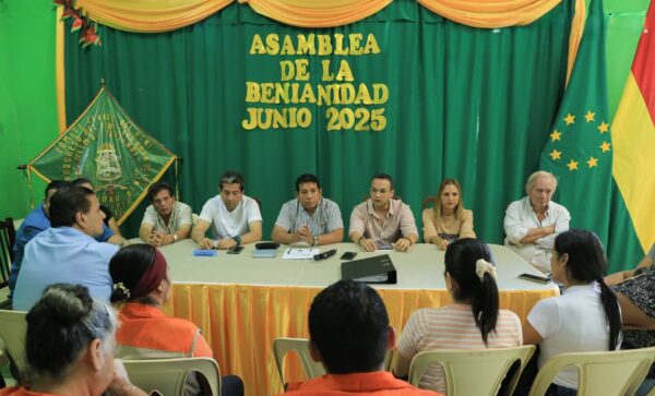 La reunión de los dirigentes del Beni. / Foto: Gobernación de Beni.