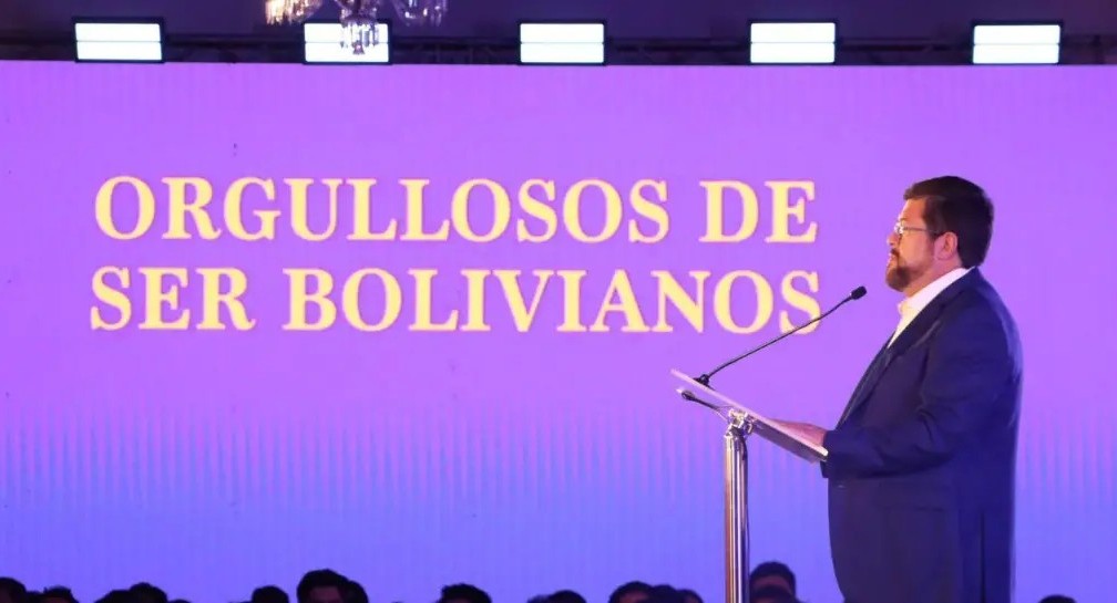 Samuel Doria Medina en la presentación de su plan de Gobierno. / Foto: Archivo.