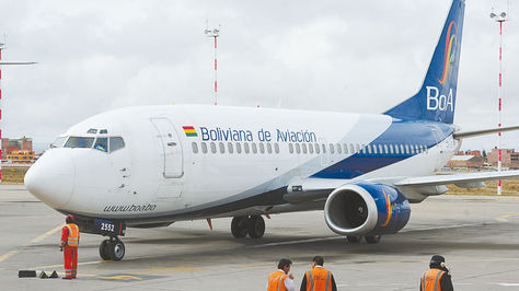 Una imagen de un avión de BOA. / Foto: RRSS.