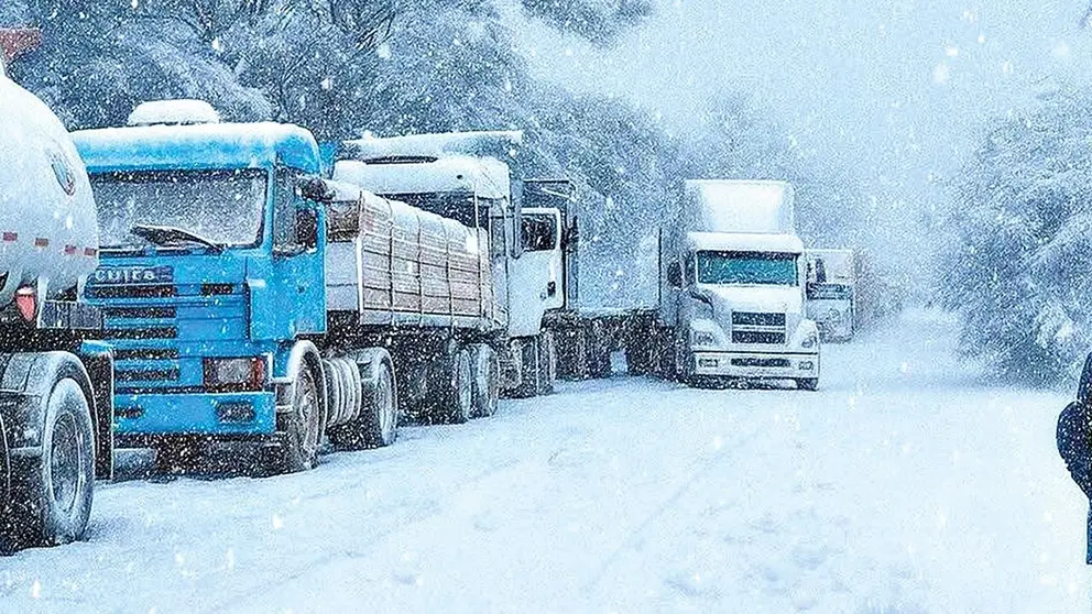 La nevada cayó desde la jornada del lunes./ RRSS