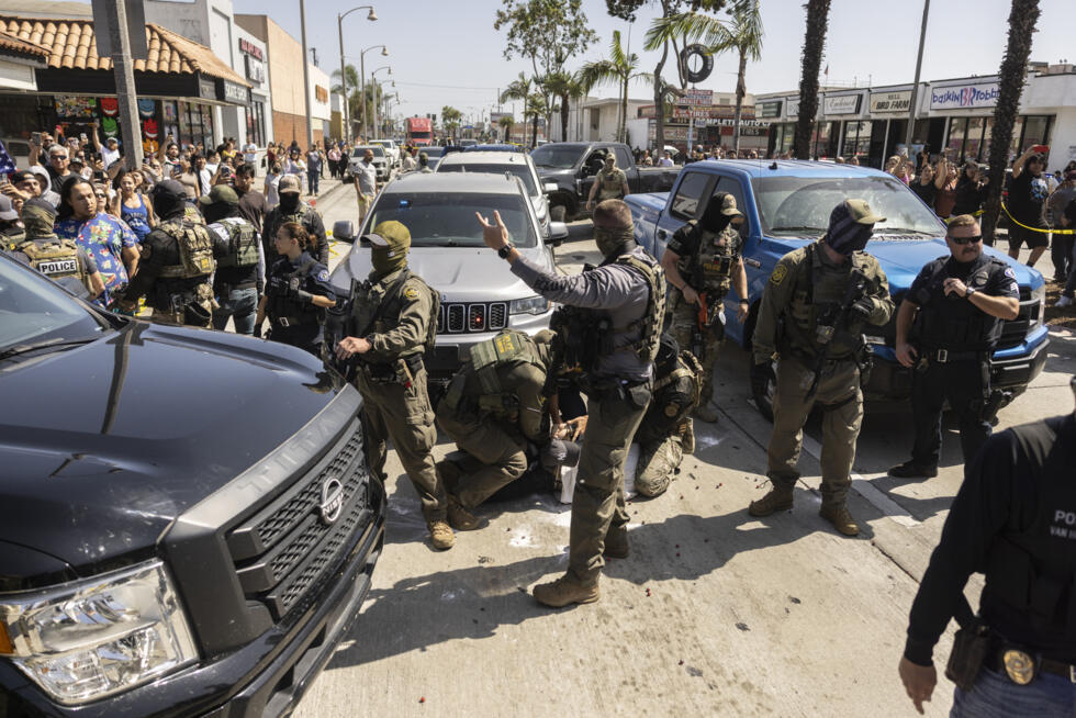 La administración de Donald Trump arreció sus operaciones migratorias en Los Ángeles