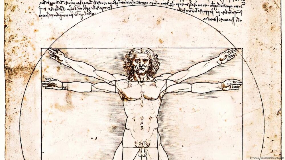 El dentista Rory Mac Sweeney descubrió que Leonardo utilizó un triángulo equilátero como clave geométrica en su icónico dibujo renacentista.