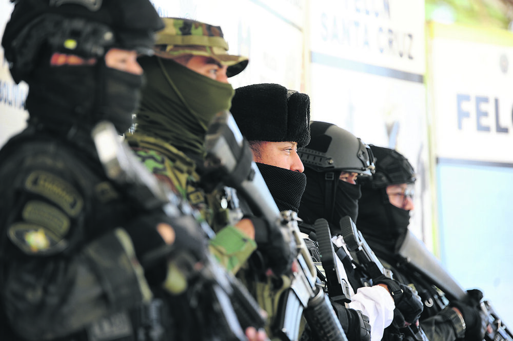 Policía boliviana