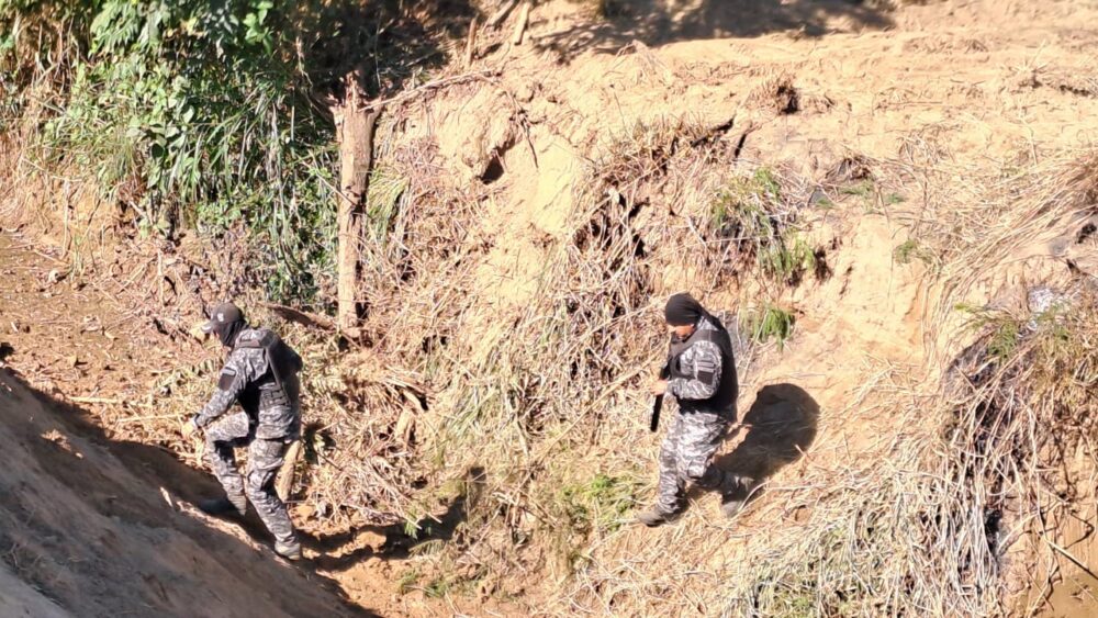 La Policía sigue resguardando Santa Rita