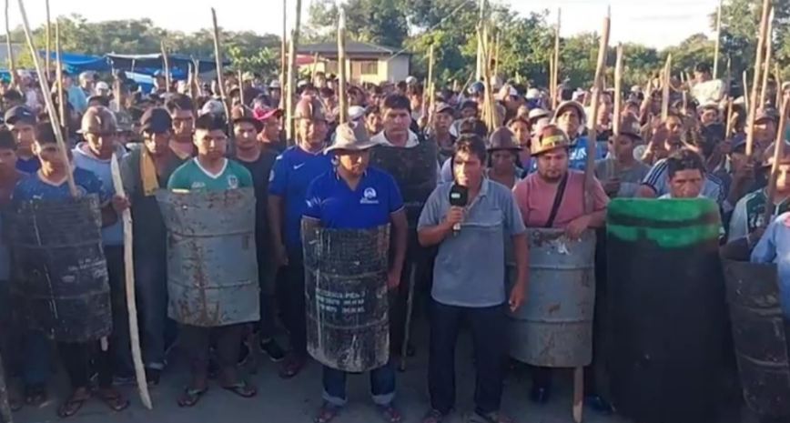 La guardia sindical que respalda a Evo Morales