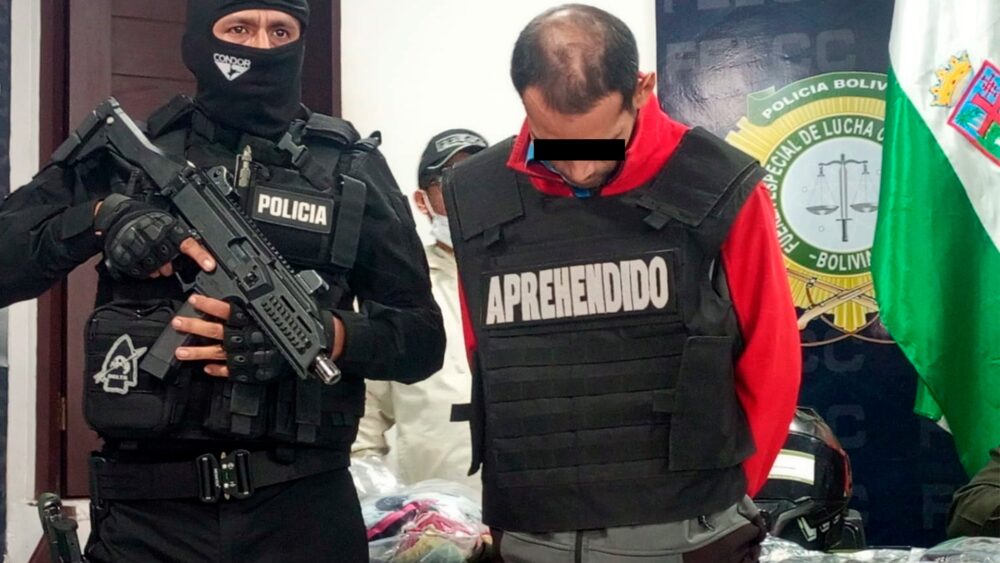 El hombre fue trasladado a la cárcel de Palmasola