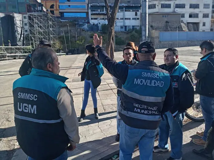 Personal de la Alcaldía inspeccionó el PUC. Foto: SMMSC.