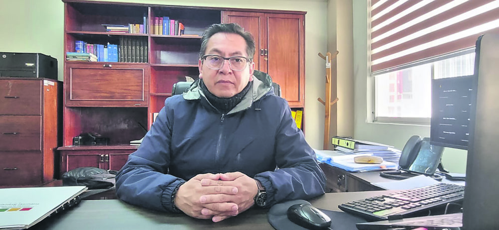 El director nacional del Servicio de Registro Civico, David Dávila, habló con EL DEBER.