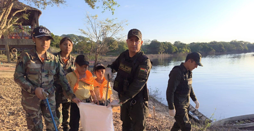 Policía del Beni inicia cruzada ambiental junto a Pofoma y Gacip