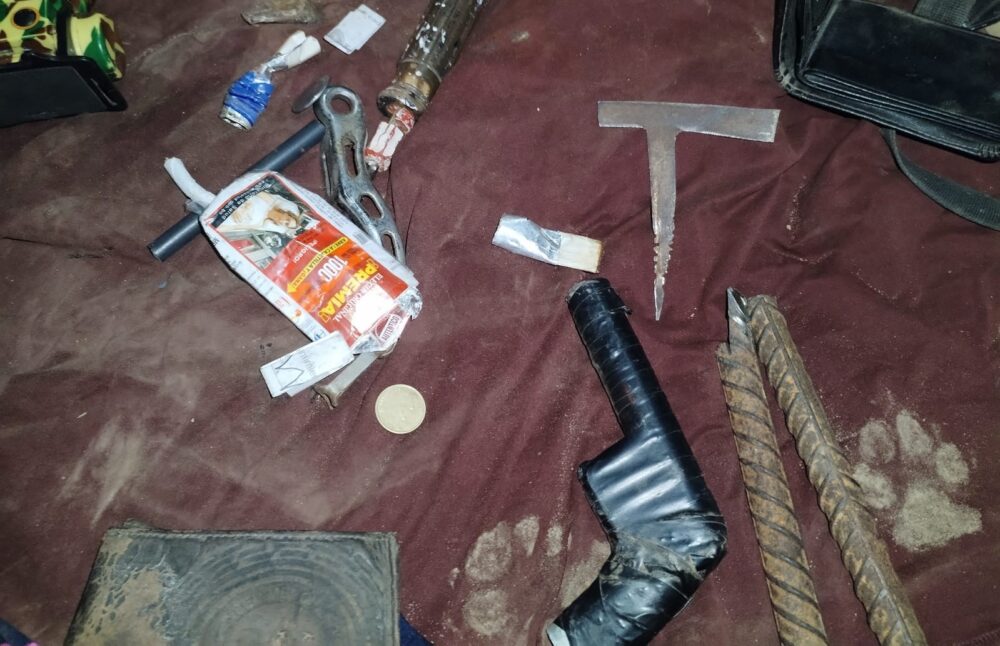 Objetos decomisados en requisa de Yapacaní