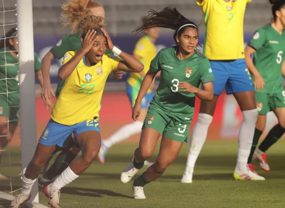 Incidencia del partido entre Bolivia y Brasil por la Copa América Femenina