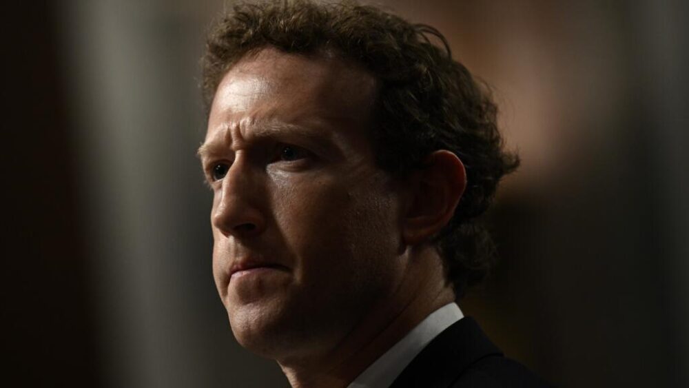 Mark Zuckerberg, presidente de Meta, durante una audiencia ante el Comité de Justicia del Senado de EEUU, el 31 de enero de 2024 en Washington